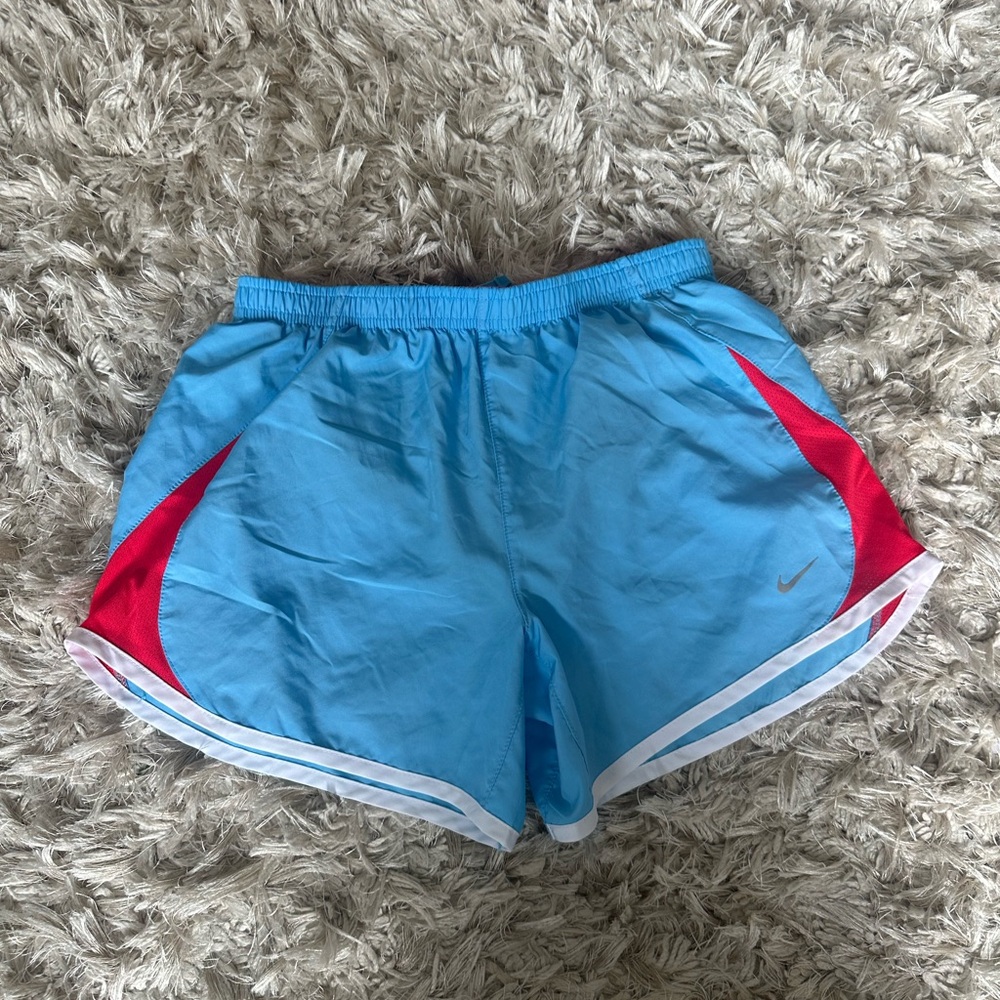 Nike Girls Running Shorts Blue